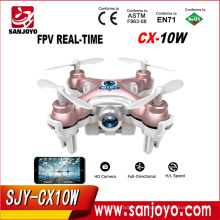 Cheerson CX-10W CX10W Mini Drone RC Quadcopter Wifi FPV Caméra 3D Flip 4CH CX10 Mise à Jour Version Mini Drone Hobby Mobile Contrôle